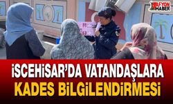 İscehisar’da vatandaşlara KADES bilgilendirmesi