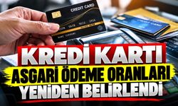 Kredi kartı asgari ödeme oranları yeniden belirlendi