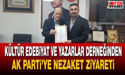 Kültür Edebiyat ve Yazarlar Derneği’nden AK Parti’ye Nezaket Ziyareti