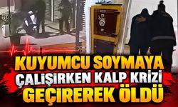Kuyumcu soymaya çalışırken kalp krizi geçirerek öldü