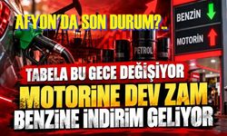 Motorine zam, benzine indirim!.. Afyon'da son durum