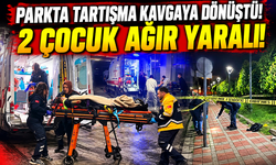 Parkta tartışma kavgaya dönüştü! 2 çocuk ağır yaralı