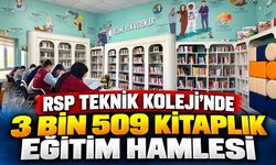 RSP Teknik Koleji’nde 3 Bin 509 Kitaplık Eğitim Hamlesi