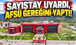 Sayıştay Uyardı, AFSÜ Gereğini Yaptı!