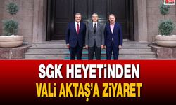 SGK heyetinden Vali Aktaş’a ziyaret