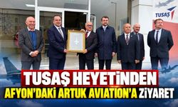 TUSAŞ Heyetinden Afyon'daki Artuk Aviation’a ziyaret