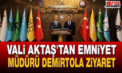 Vali Aktaş'tan Emniyet Müdürü Demirtola ziyaret