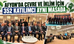 Afyon’da çevre ve iklim için 352 katılımcı aynı masada