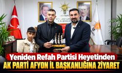 Yeniden Refah Partisi Heyetinden AK Parti Afyon İl Başkanlığına Ziyaret