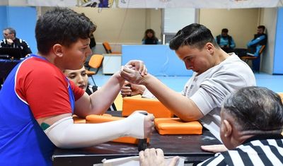 Okul Sporları Yıldızlar Bilek Güreşi Müsabakaları sona erdi