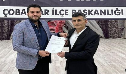 Anahtar Parti Çobanlar ilçe başkanı belli oldu