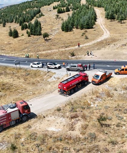 Afyon'da yola boya döken sürücünün cezası belli oldu