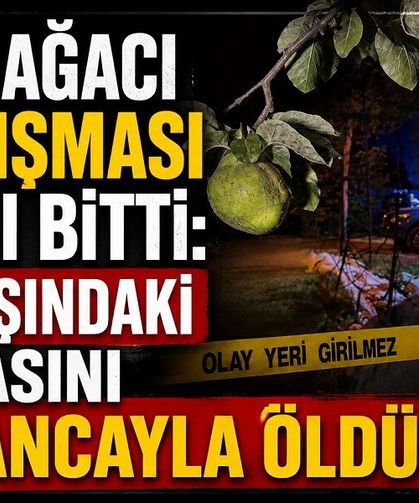 Ayva Ağacı Tartışması Kanlı Bitti! 73 Yaşındaki Amcasını Tabancayla Öldürdü