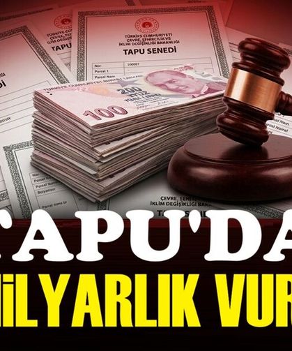 Tapuda 10 milyarlık vurgun!..