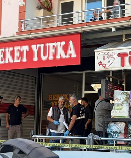 Yufkacı dükkanında korkunç olay