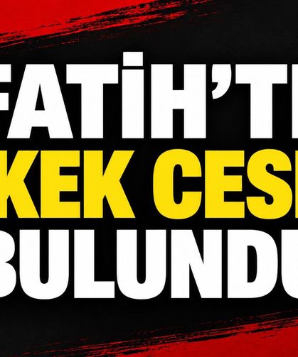 Fatih'te erkek cesedi bulundu