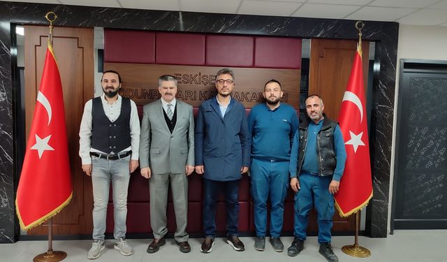 Eskişehirspor Futbol Akademisi Kaymakamı ziyaret etti.