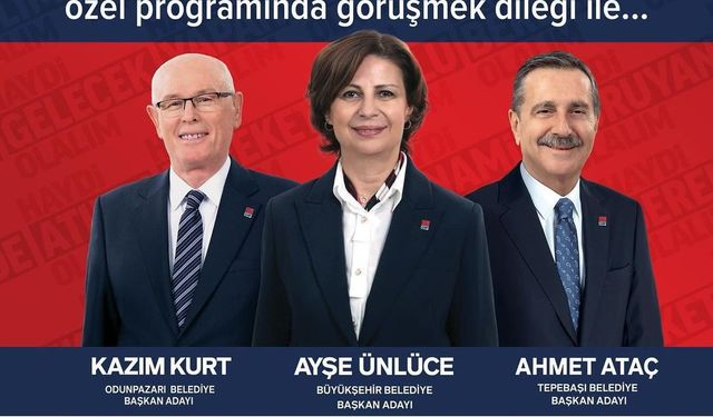Eskişehir'de CHP'nin Özel Programı: Haydi Eskişehir Olalım!