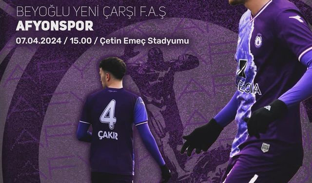Afyonspor, Beyoğlu Yeniçarşı ile kritik maçta!..