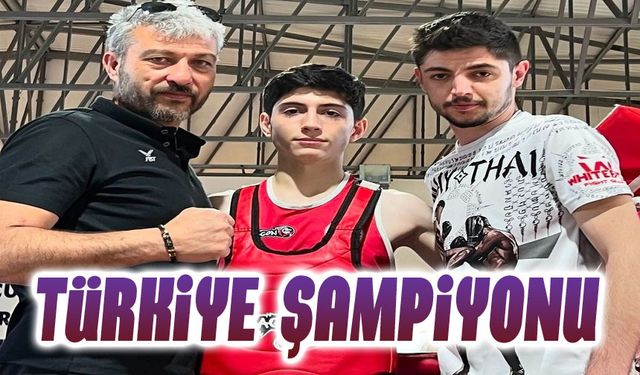 Afyonlu Onur Turan, Muay Thai Türkiye Şampiyonu oldu