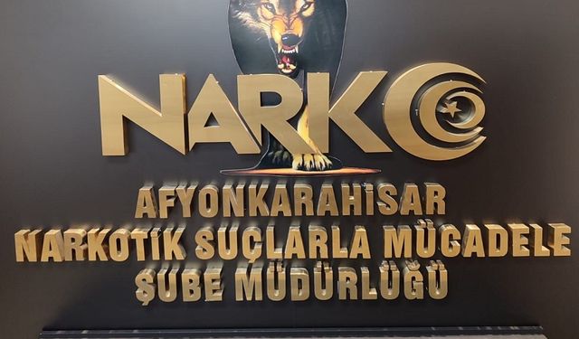 Afyon'da uyuşturucu operasyonu, 2 tutuklama