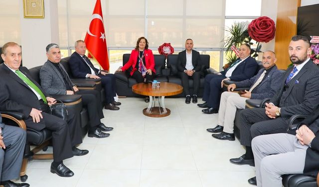 İYİ Parti'den Başkan Burcu Köksal'a ziyaret