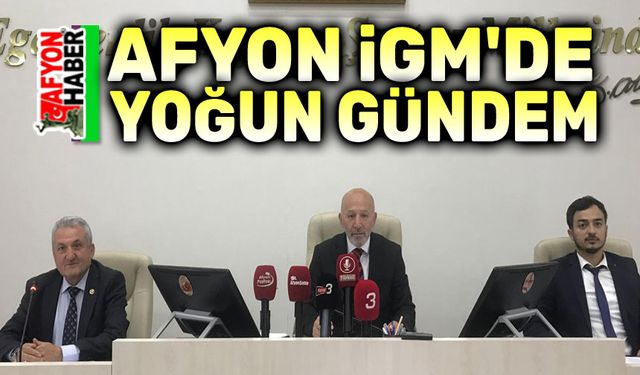 Afyonkarahisar İl Genel Meclisi 1 Kasım'da toplanıyor