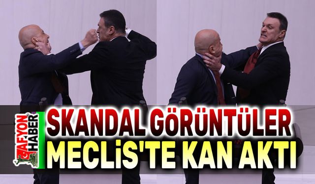 Skandal görüntüler!.. Meclis'te kan aktı!..