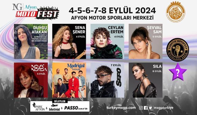 Afyon'da Motokros ve Motofest heyecanı başlıyor