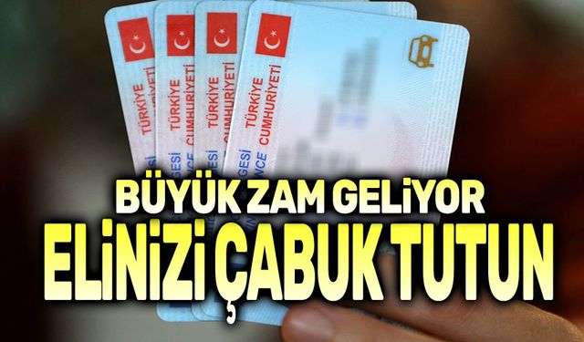 Ehliyet harçlarına dev zam geliyor