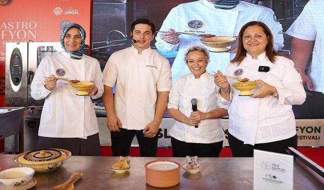 GastroAfyon lezzet Festivali açıldı