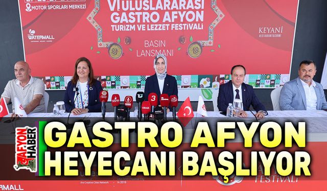 Gastro Afyon Festivali hazırlıkları devam ediyor