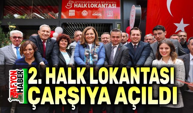 İkinci Halk Lokantası açıldı