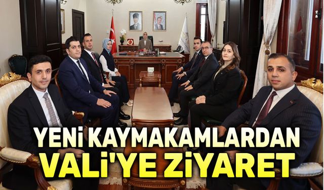 Vali Yiğitbaşı, Afyon'un yeni kaymakamlarını kabul etti