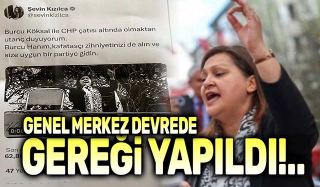 CHP Genel Merkezi gereğini yaptı!..