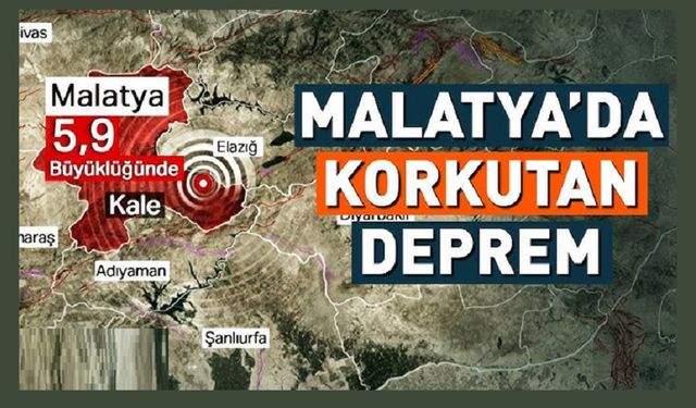 Malatya'da deprem oldu