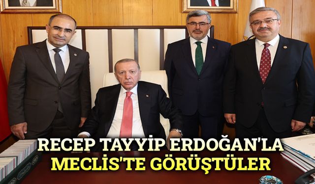 Afyon Milletvekilleri Recep Tayyip Erdoğan'la görüştü