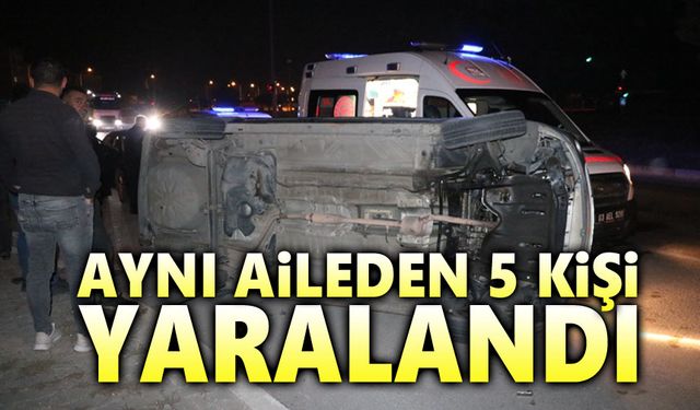 Aynı aileden 5 kişi yaralandı