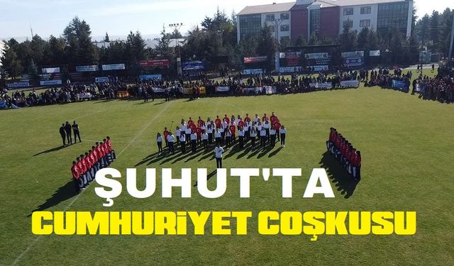 Şuhut’ta Cumhuriyet coşkusu