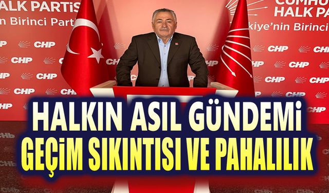 Hasan Karadeniz: Halkın asıl gündemi pahalılık ve geçim sıkıntısı