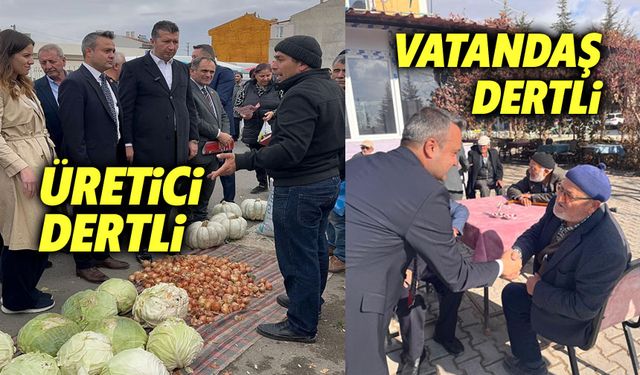 CHP Afyon Heyeti halkın sorunlarını dinledi