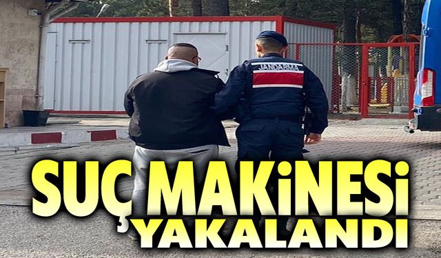 Suç makinesi yakalandı