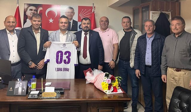 Afyonspor Yönetiminden CHP'ye ziyaret