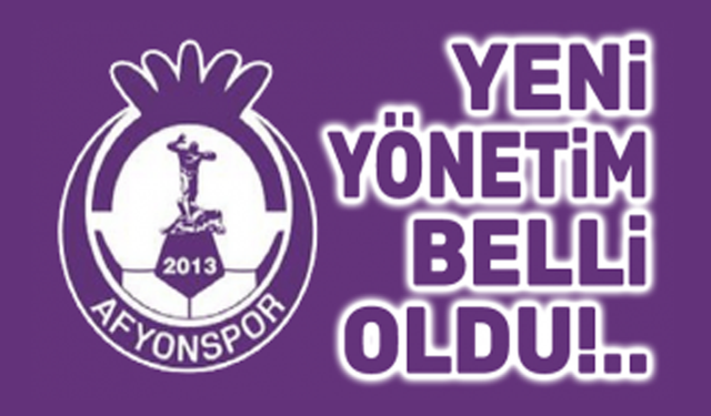 Afyonspor Başkanı belli oldu