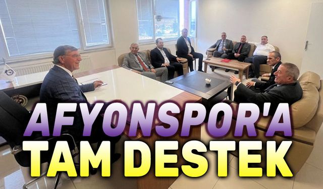 Afyonspor'a tam destek