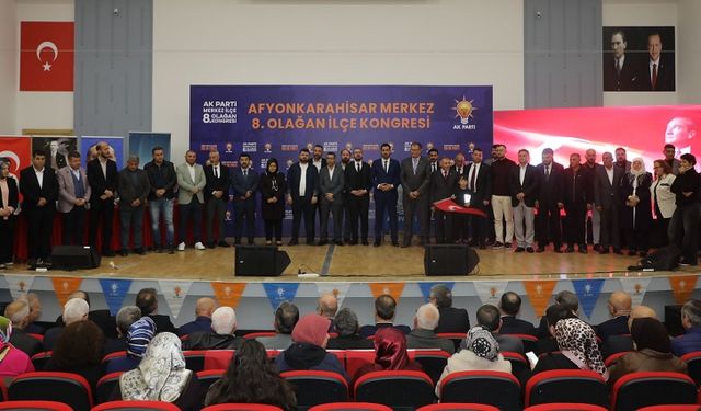 AK Parti Afyonkarahisar Merkez İlçe Yönetimi belli oldu