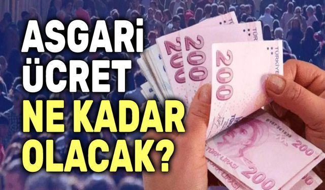 Asgari ücret ne kadar olacak?..