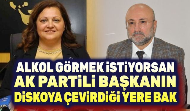 AK Partili Başkan, bodrum katı diskoya çevirmiş!..