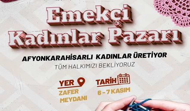 Afyon'da Emekçi Kadınlar Fuarı