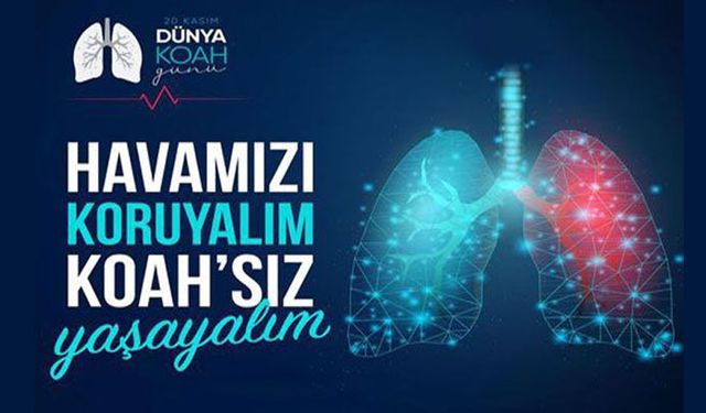 Havamızı koruyalım KOAH'sız yaşayalım!..